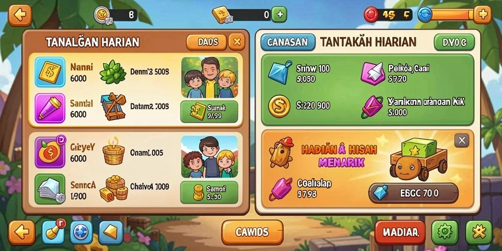 cuangila - Berbagai level menantang untuk meningkatkan skill Anda.