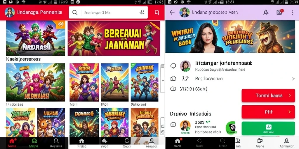 kitawd - Karakter unik yang dapat dipilih.